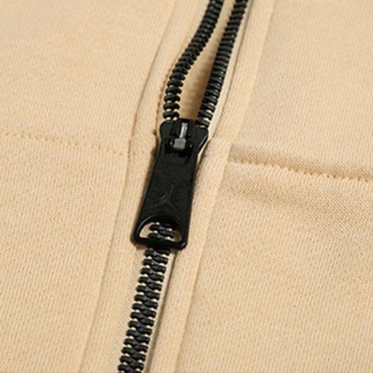 Jordan FW22 Printed Letter Zip-Up Hooded Running Fitness Jacket Men Outerwear Khaki DQ7565-252