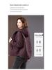 Women's 2024 Winter Casual Quilted Cotton Hooded Jacket, Loose Fit, Plus Size, Solid Color, Thick and Warm.