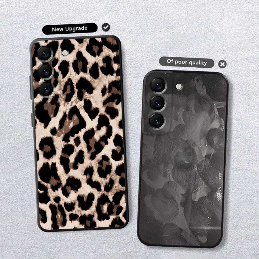 Funda Phone Cover Case for Xiaomi Redmi Note 12 Pro 9 10S 9S 13 Pro Plus 14 11s 12s 7 8 11 10 Leopard Print Pattern