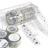 Decorative Sticker Tape Roll Hand Ledger Guka Basic DIY Hot Silver Sticker Tape