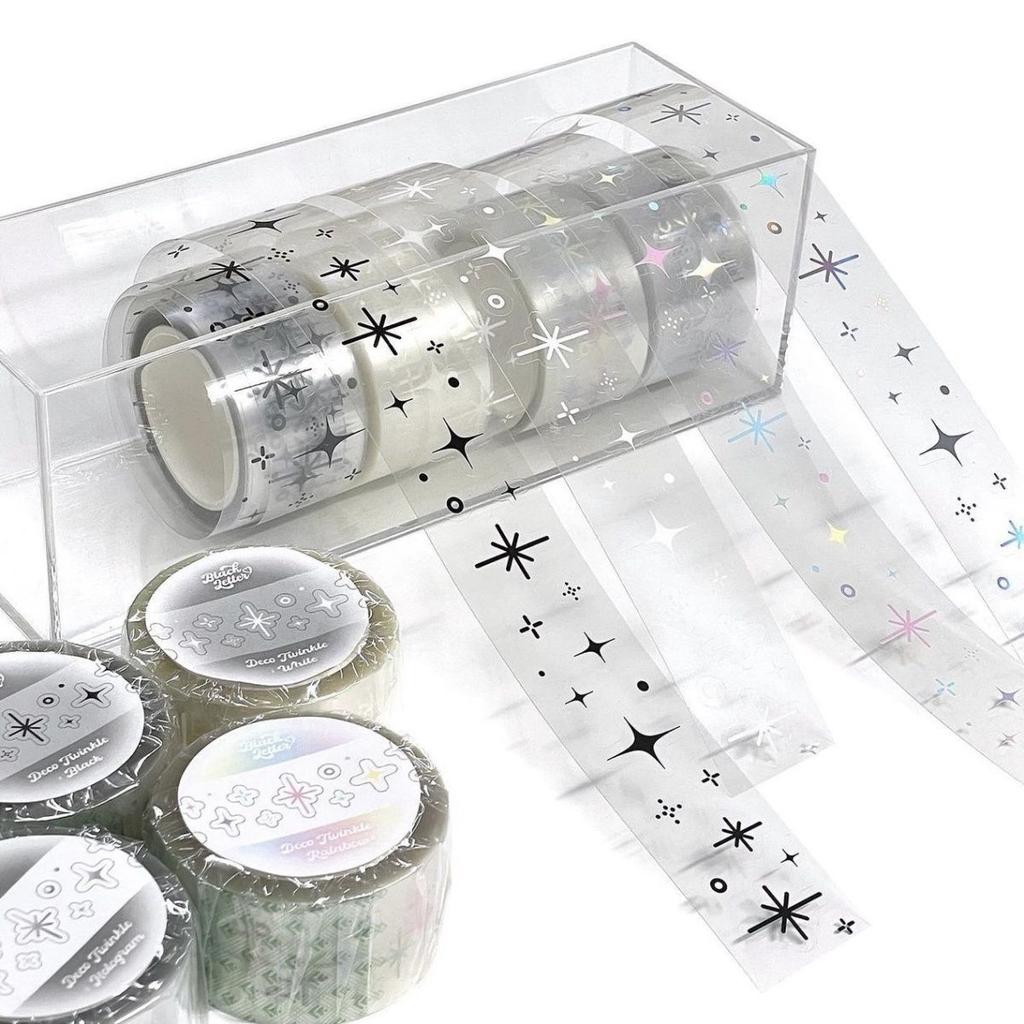 Decorative Sticker Tape Roll Hand Ledger Guka Basic DIY Hot Silver Sticker Tape