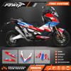 Powerzone Motorcycle Graphic Decal Stickers Kits For Honda X-ADV750 2017 2018 2019 2020 Number Name Custom 007