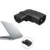 Rechtwinkliger IEC320 C14 zu C13 Steckdosenadapter, 3-Pin Stecker auf Buchse, PVC-KonstruktionS