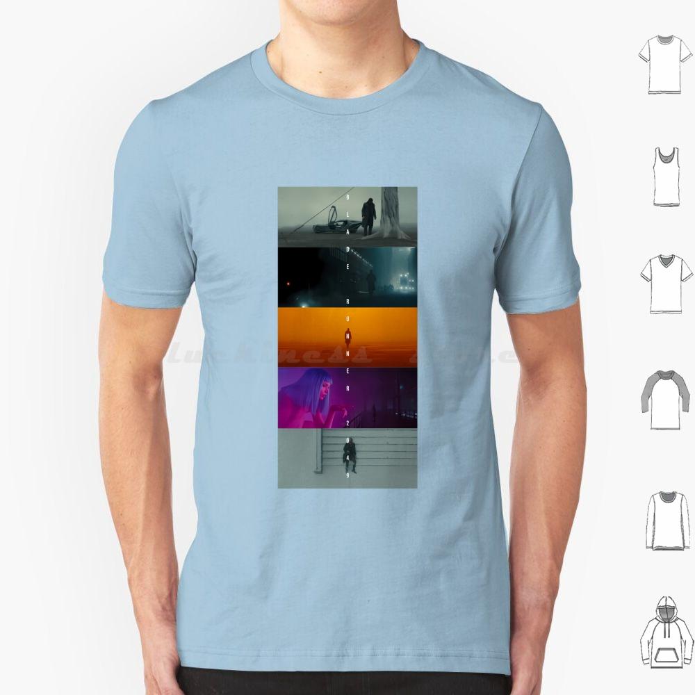 2049 Vertical T Shirt Big Size 100 Cotton Movie 2049 2049 Film Ryan Gosling Harrison Movies Sci Fi Blade Joi Denis Villenueve