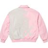 Supreme Chicago White Sox Leather Varsity Jacket Pink