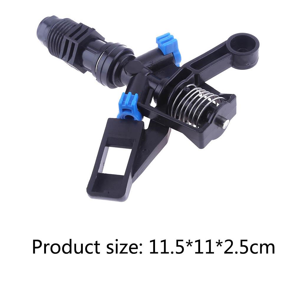 360 Rotary Garden Irrigation Sprinkler Plastic DN15 1/2 Auto Sprinkler Rotatable Convenient Lightweight Agricultural Accessories