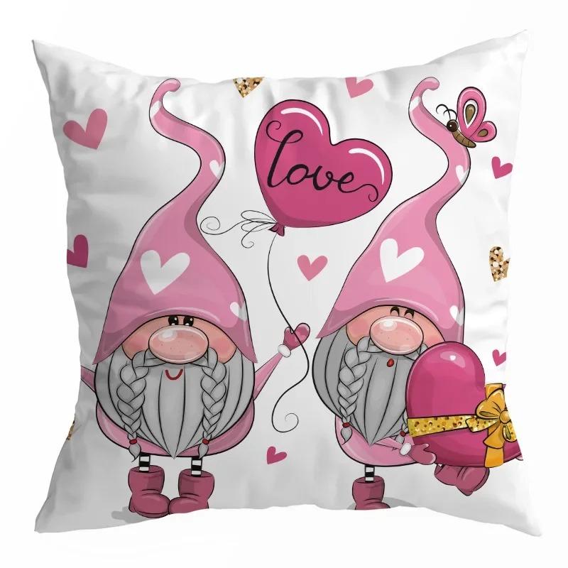 Christmas Cartoon Cute Pillow Case Cute Cushion Cover Car Office Sofa Home Decoration