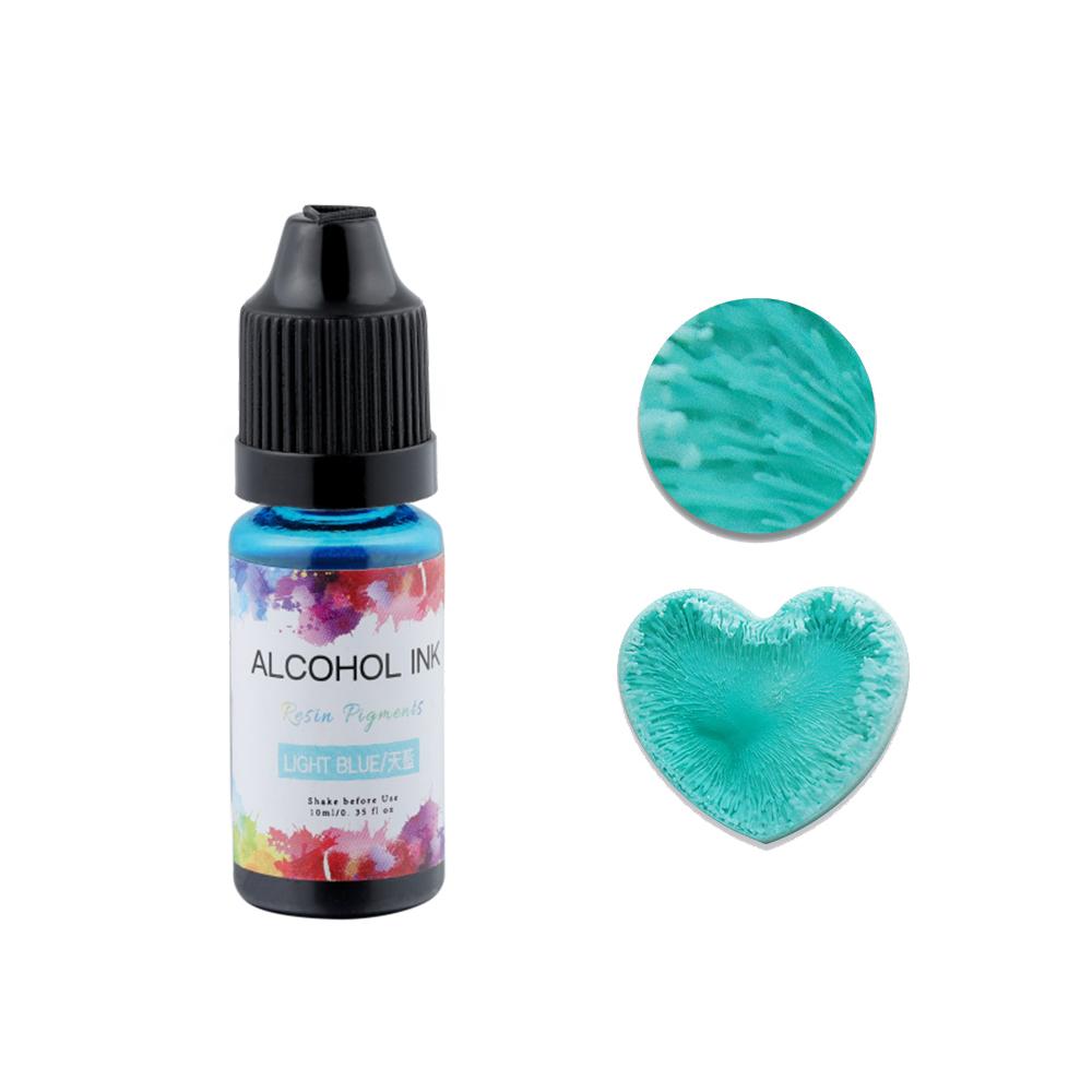 10ml Epoxy Resin Diffusion Pigment Resin Pigment Alcohol Ink Liquid Colorant Dye Diffusion Ink for Epoxy Dyeing Jewelry Making