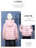 Light and thin new ribs cotton-padded clothes, short women's winter great-looking puffs cotton-padded jackets, hooded small warm jackets