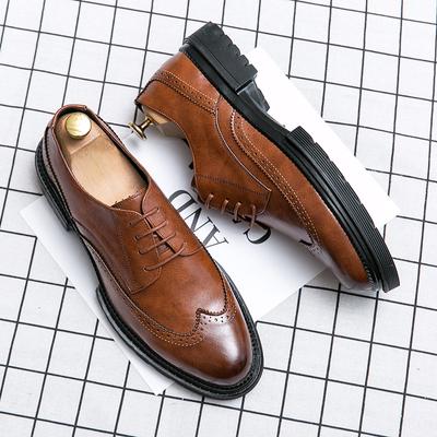 Nouvelles Chaussures Homme Chaussures de Ville en Cuir 2024 Printemps & Automne Marque de Mode Chaussures Oxford Chaussures Décontractées Homme Chaussures Formelles Confortables
