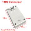Sw-s12 100w Leistungstransformator Tragbarer 110v bis 220v 220v bis 110v Bidirektionaler Konvertertransformator für zu Hause