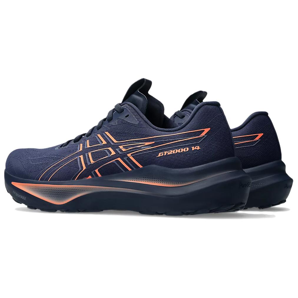 Asics GT-2000 14 Versatile Comfortable Training Running Shoes Men Sneaker Midnight-Blue 1011C056-401