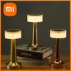 LED Bar Table Lamp Bar/Coffee/Restaurant Desktop Decor Night Light Rechargeable Touch Sensor Wireless Bedroom Reading Lamp