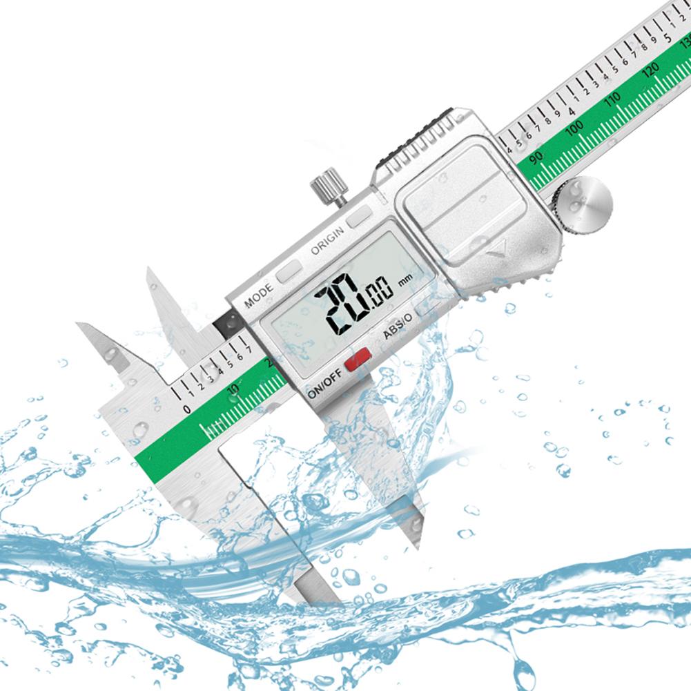 Digital Caliper Measuring Tool Combination Square Fraction/MM/Inch Digital Vernier Gauge for Mechanical Components Measure