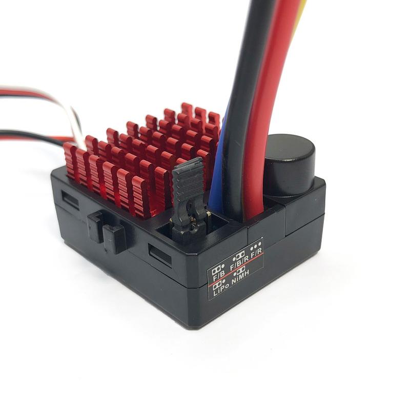 Waterproof 1060 RTR 60A Brushed Electronic Speed Controller ESC For 1:10 1:12 RC Boat RC Car Axial Scx10 TRX4 TRX6 HSP QuicRun