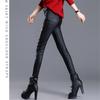 2022 Autumn Winter Slimming High Waist Casual Tights Leggings Thicken Warm PU Leather VelvetTrousers Elastic Pencil Skinny Pants