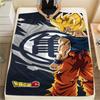Dragon Ball Charaktere Druck Flanelldecke, Hohe Qualität, Bequem für Alle Jahreszeiten, Heimdekoration, Wärme und Komfort, Perfekt für Weihnachtsgeschenke