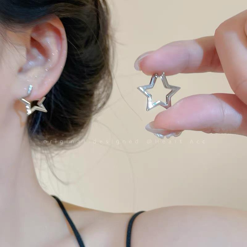 Geometric Minimalist Irregular Cool Style Earrings, Elegant and Fashionable, Suitable for All Occasions.