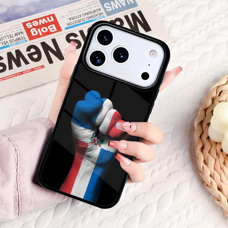 Flag of Dominican Republic Phone Case For IPhone 17 16e 15 14 13 12 11 Pro Max Air Mini Soft Protective Cover