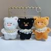Cute Angry Cat Pendant Plush Toy Doll Soft Stuffed Keychain Bag Hanging Decoration Keychain Pendant Stuffed Doll Girl Kid Gift