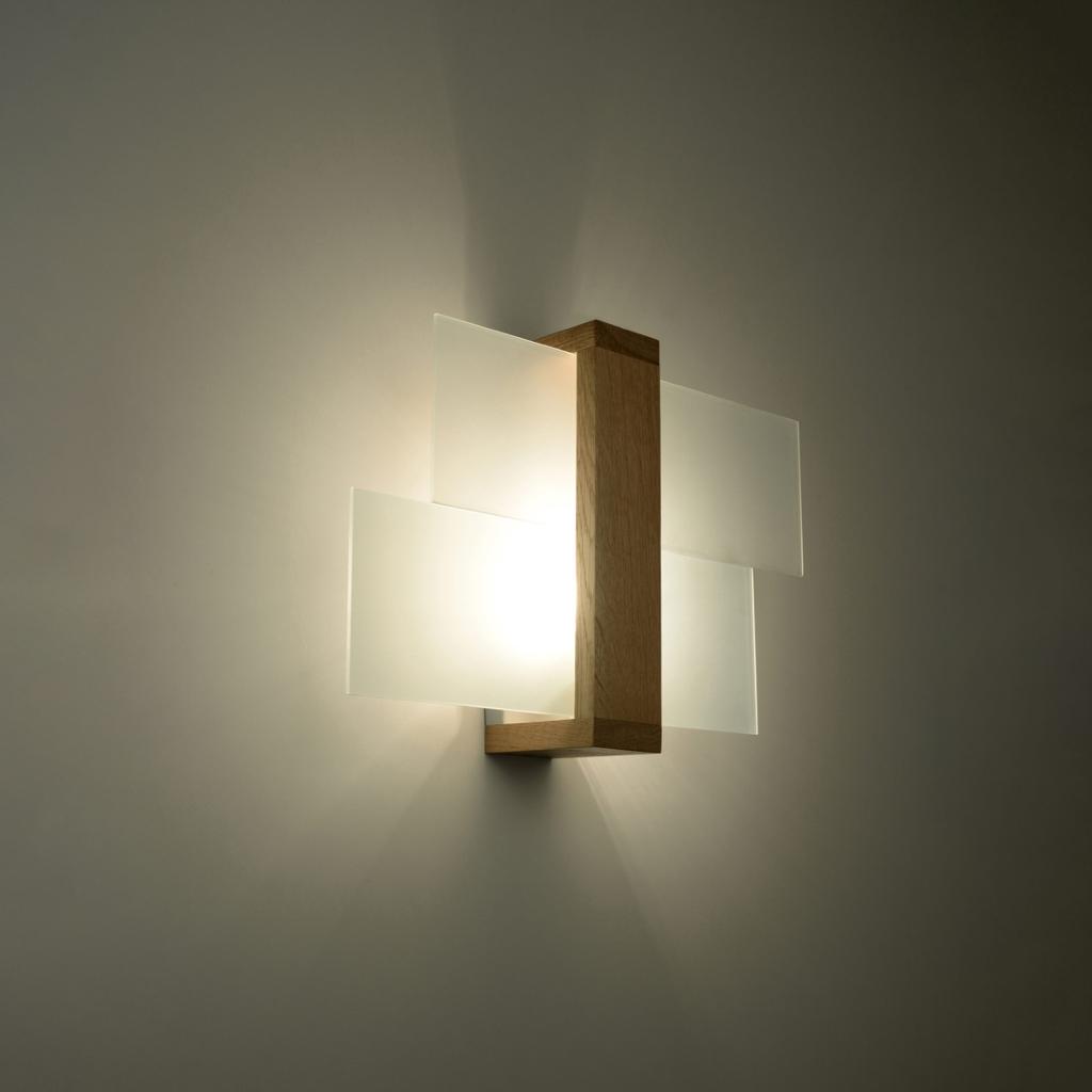 Kinkiet Astro 1 E27 Naturalne Drewno Wood Lumilo 00.163.77