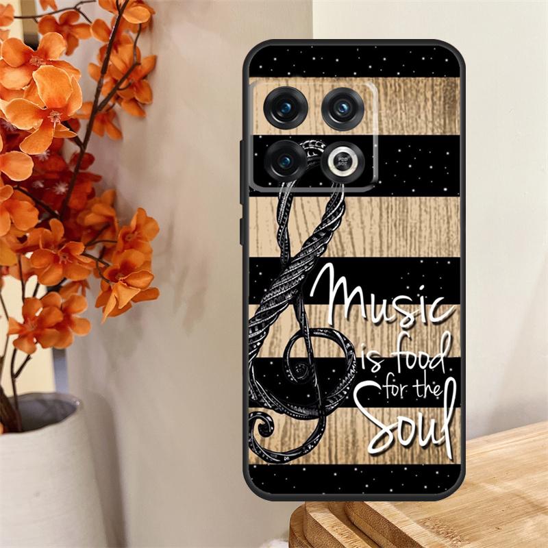 Music Note Musical Treble Clef Funda For OnePlus 8T 10T 13 13R 12 12R 11 10 Pro OnePlus Nord 4 CE 2 3 Lite N30 N20 N10 Case