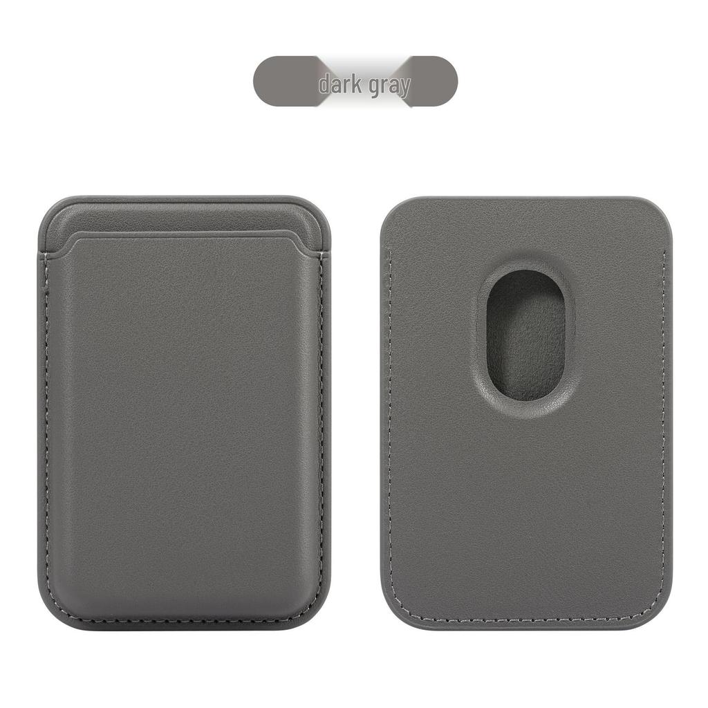 MagSafe Compatible Magnetic Leather Card Holder for iPhone 17/17 Pro