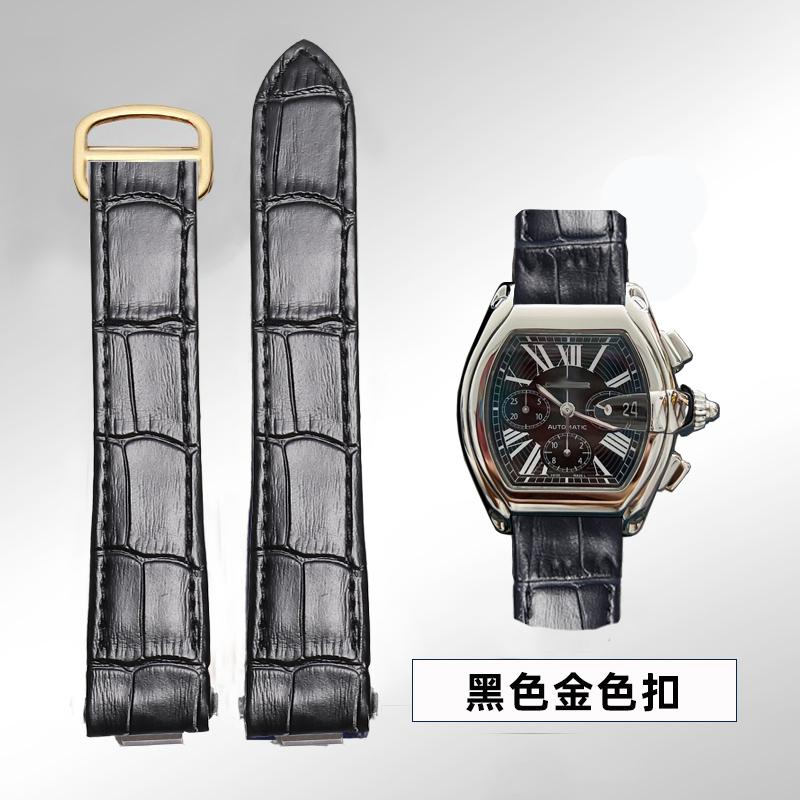 19mm 20mm Pro Cartier Roadster W6206018 W6206017 Řemínek k hodinkám z pravé kůže Pánský Náhradní Řemínek k hodinkám z hovězí kůže Nylonový Pásek na zápěstí