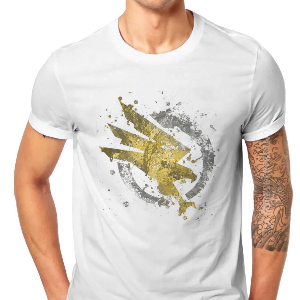 Mass Effect Game Command And Conquer GDI Splatter Tshirts Graphic Men Classic Goth Camisas Men Clothes Cotton Harajuku T Shirt
