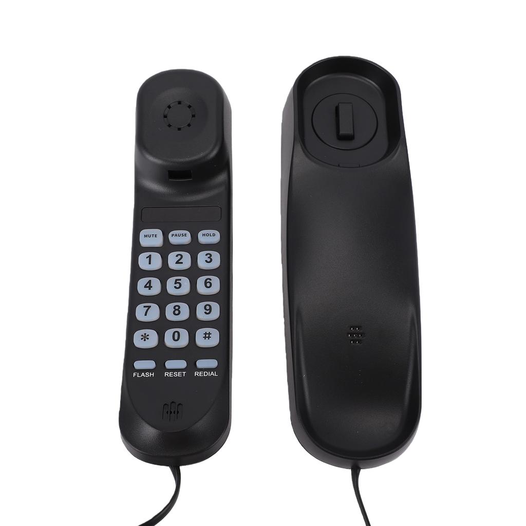 Desktop Corded Landline Phone Fixed Telephone Wall Mountable Supports MuteCelsius PauseCelsiusRedial Functions for Home Hotel Bank Call Ce