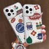 Card Slot Holder Silicone Wallet Pocket Case For Samsung A15 A25 A35 Xiaomi Redmi Note 12 13 14 Oppo A38 A58 A78 iPhone 16 17 Cover Clear Phone Bumper