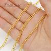 Multiple Styles 1 Meter 18K Gold Plated Brass Necklaces&Bracelets Chains Quality DIY Jewelry Accessories Chain For Needlework