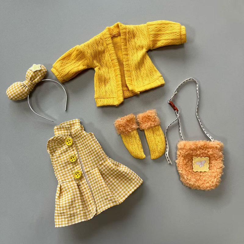 6-Minute BJD Doll Clothes for Akagi, GL, Gungun, Ghost Mom Dolls - 30cm Lolita Dress-Up Outfit