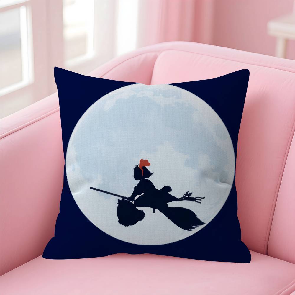 Anime KKikiS DDelivery Service   Maple Design Cushion Cover Happy Autumn Harvest decor Holiday Decorati Pillow Cover