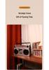 Vintage Cassette Player with Stereo Recorder and FM Bluetooth Speaker
