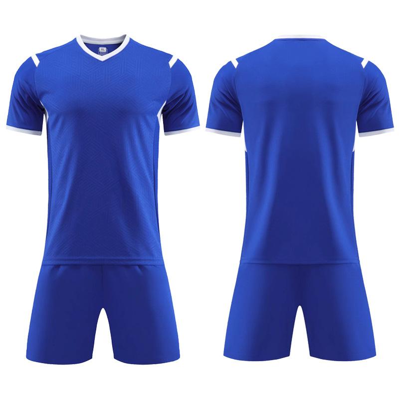 Football Uniform Suit for Boys with Printed Primary School Football Athleticwear Childrens Training Clothes Short-sleeved Football Uniforms