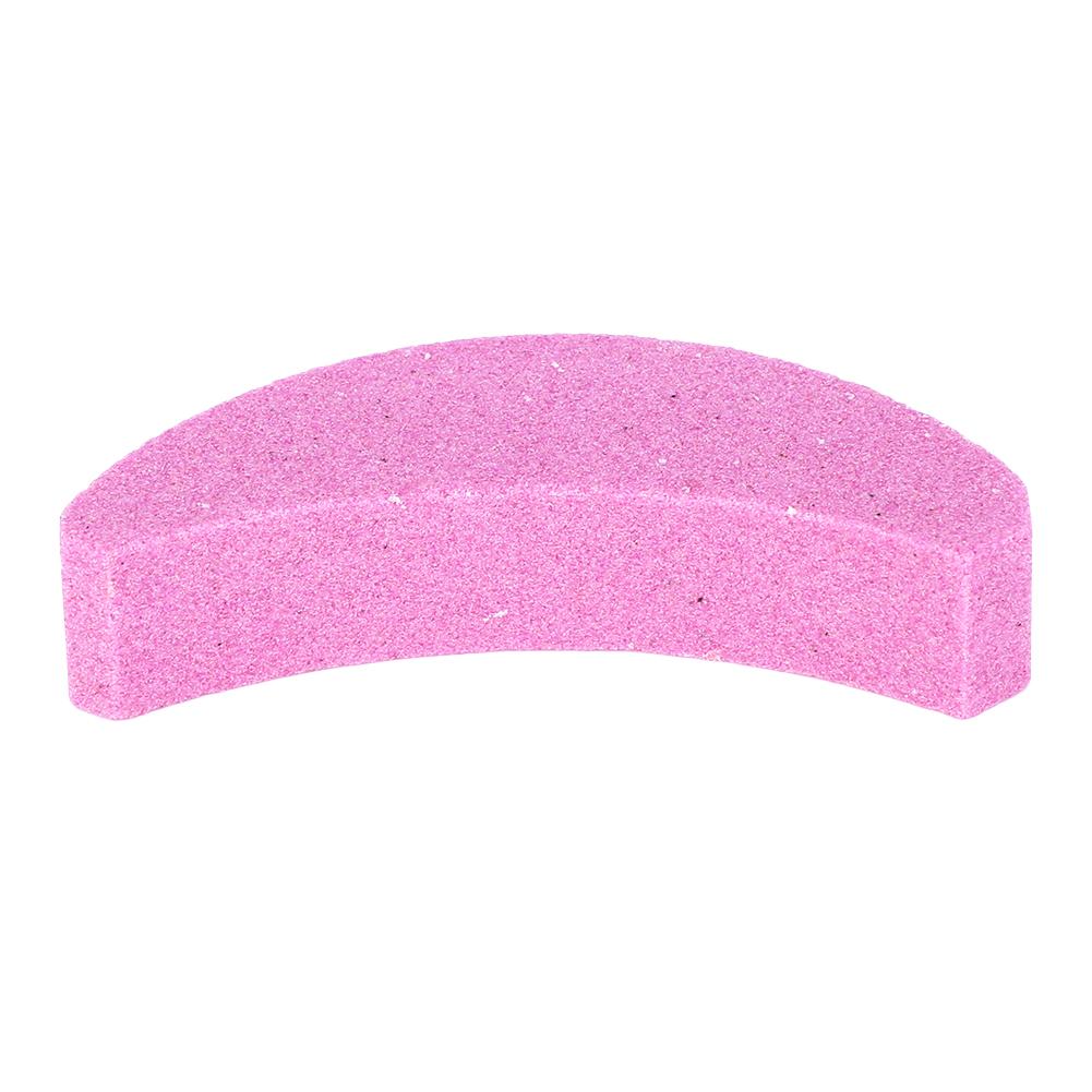 10 Pcs Chainsaw Sharpener Portable Crescent Shaped Pink Chain Grinding Stone