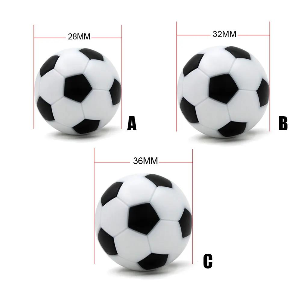 2 Stück 28/32/36mm Tischfußballbälle Tischfußballball Indoor-Spiel Fußballharz Mini-Tischfußbälle Tischfußbälle Fußballspiele Babyfoot Desktop-Foose-Bälle