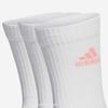 adidas Crew Socks Unisex 3 Pack White (Unisex) Crew Socks HE4994