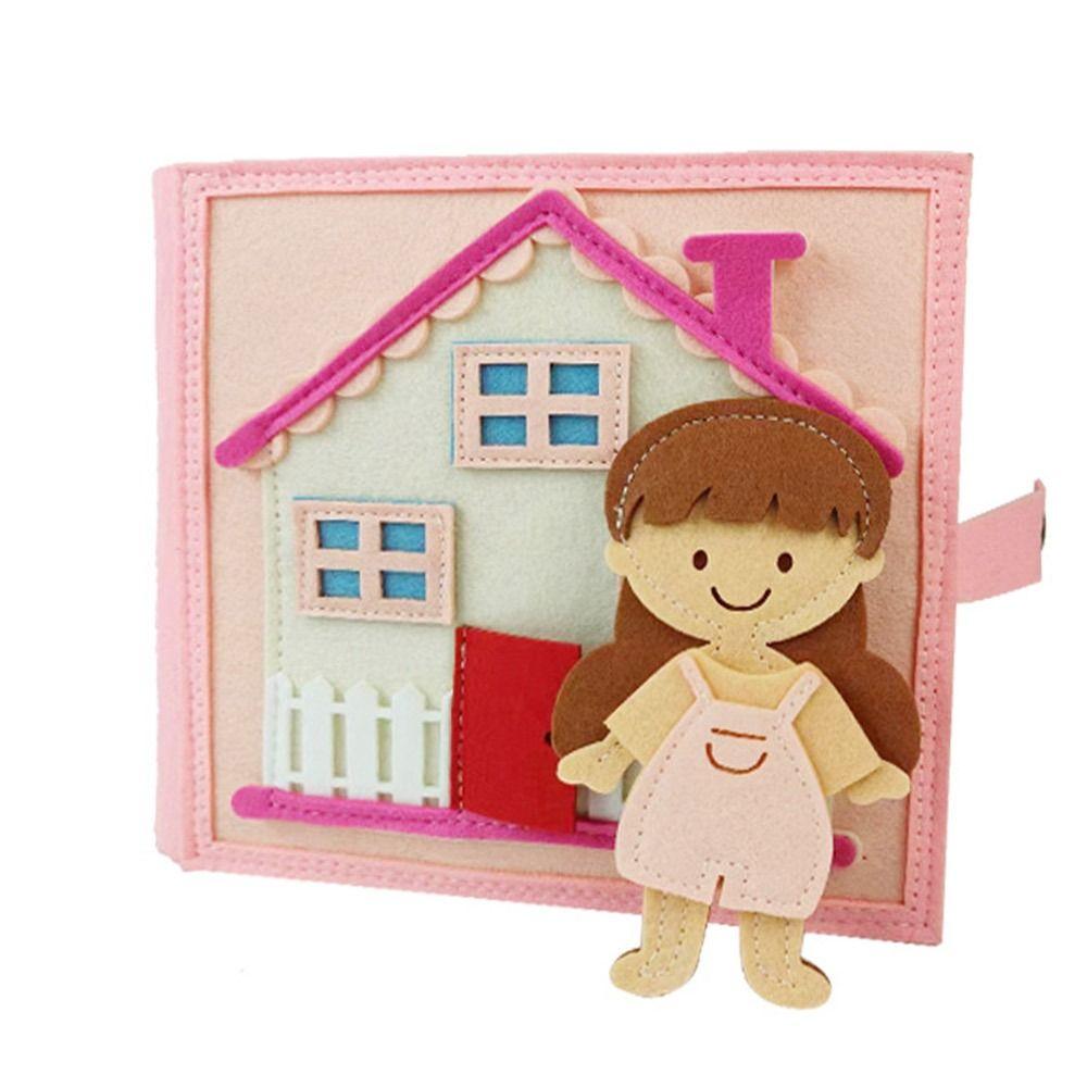Life Skills Montessori Busy Book DIY Learning Toy Interactive Quiet Book  for Toddlers Kids