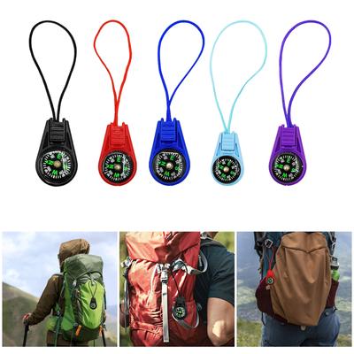 Tragbarer Landyard Kompass Bergsteigen Kompass Zeiger Navigation Outdoor Camping Wandern Taschenkompass Dauerhaft