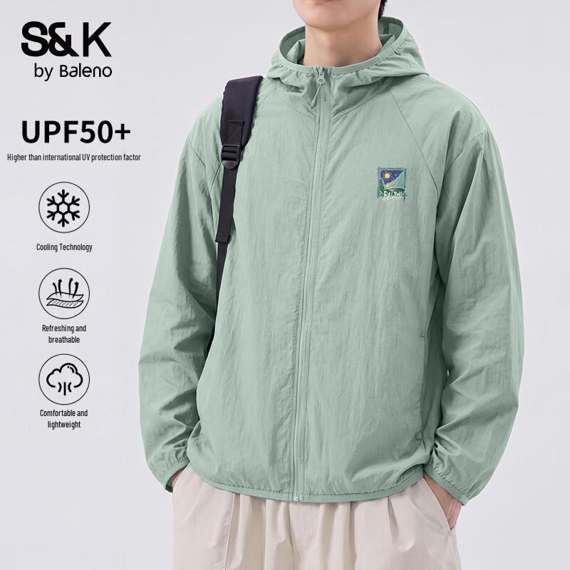 

Baleno Men s UPF50+ Cooling Hooded Sun Protection Jacket (2026 Summer Collection) 3XL