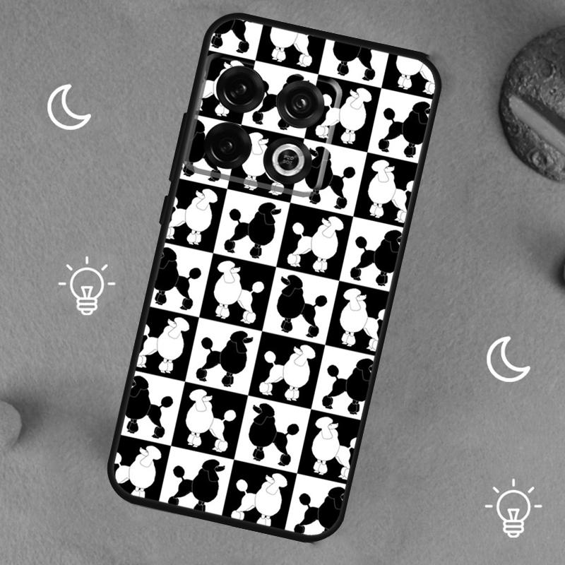 Poodle Dog Cartoon For OnePlus 13T 13R 12R 10R 10T 8T 11 12 13 15 Case For OnePlus Nord 5 CE 2 3 4 Lite N20 N30