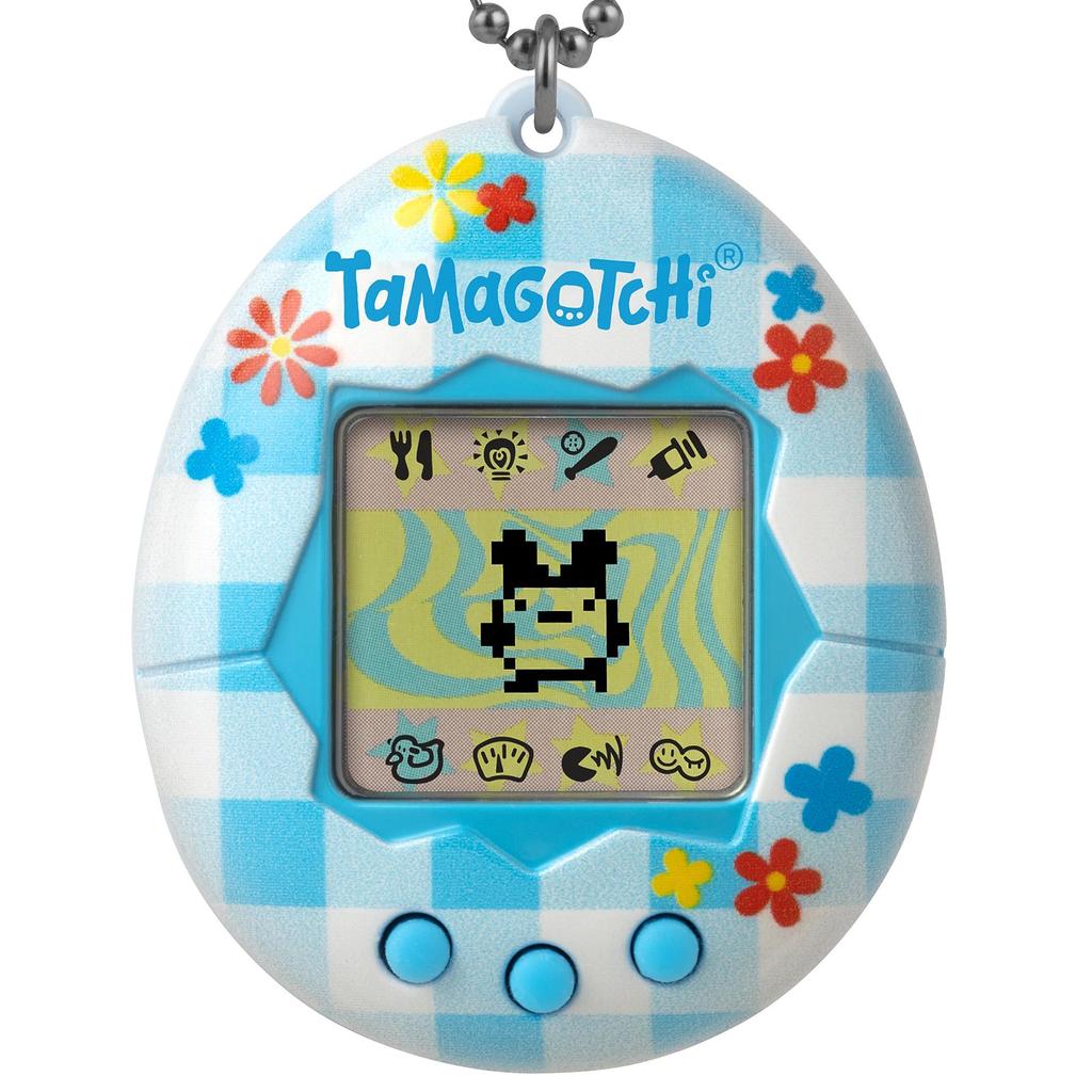 Tamagotchi Original Flower Gingham - (Updated Logo).