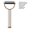 Pet Detangling Comb, Dual-Sided Dematting Tool, Safe Pet Undercoat Rake, Deshedding Tool with Sticky Pet Hair Remover for Cats Dogs Grooming Furniture