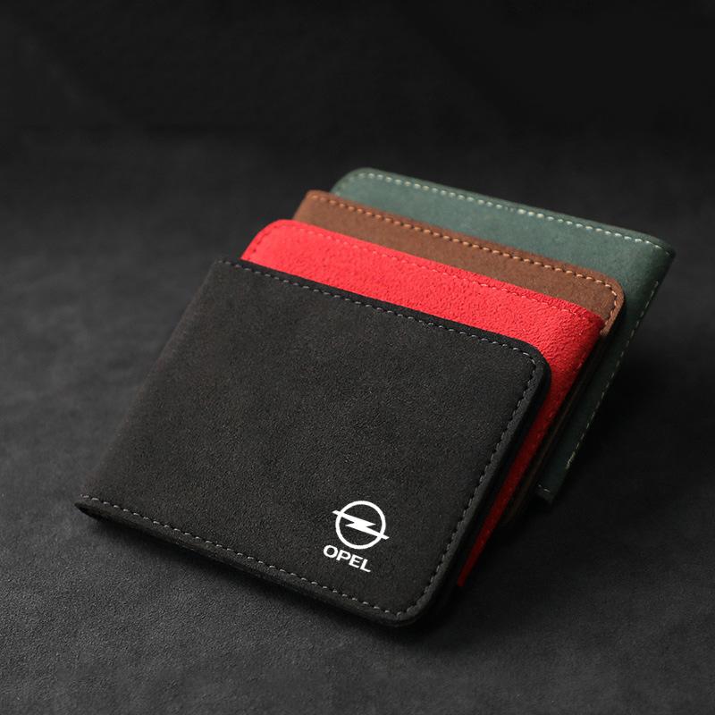 Nowy Etui Ochronne na Dokumenty Samochodowe Uchwyt na Karty Kredytowe Klips Do Opel OPC Astra H Insignia Mokka Zafira Corsa Vectra