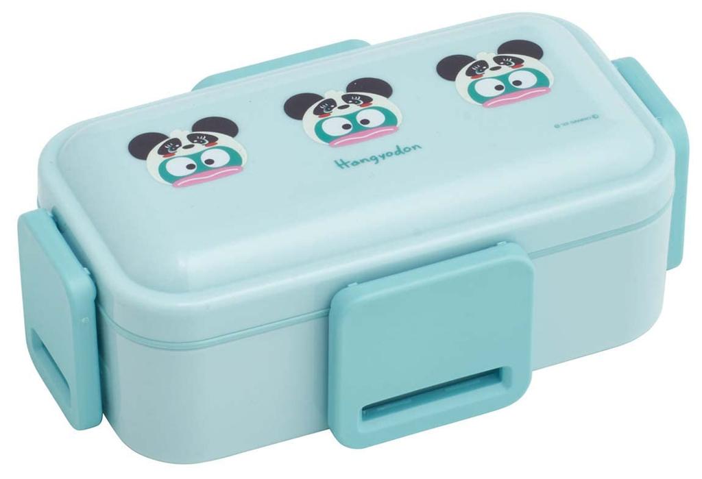 Skater Bento for Soft Made in Sanrio Hangyodon Box, 2-Tier, 600ml, Women, Antibacterial, Filling, Dome-Shaped Lid, Japan, Headpiece, PFLW4AG-A