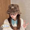 Women's Fashion Cap Autumn and Winter Thicken Warm Hat Korean Style Cold Proof Windproof Sherpa Bucket Hat