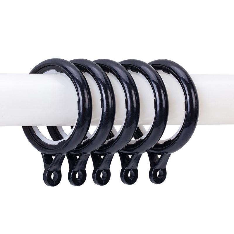 32PCS Plastic Curtain Grommets Nanoscale Low Noise Silence Sliding Roman Rings Inner Diameter 30/42mm Curtain Eyelet Rings