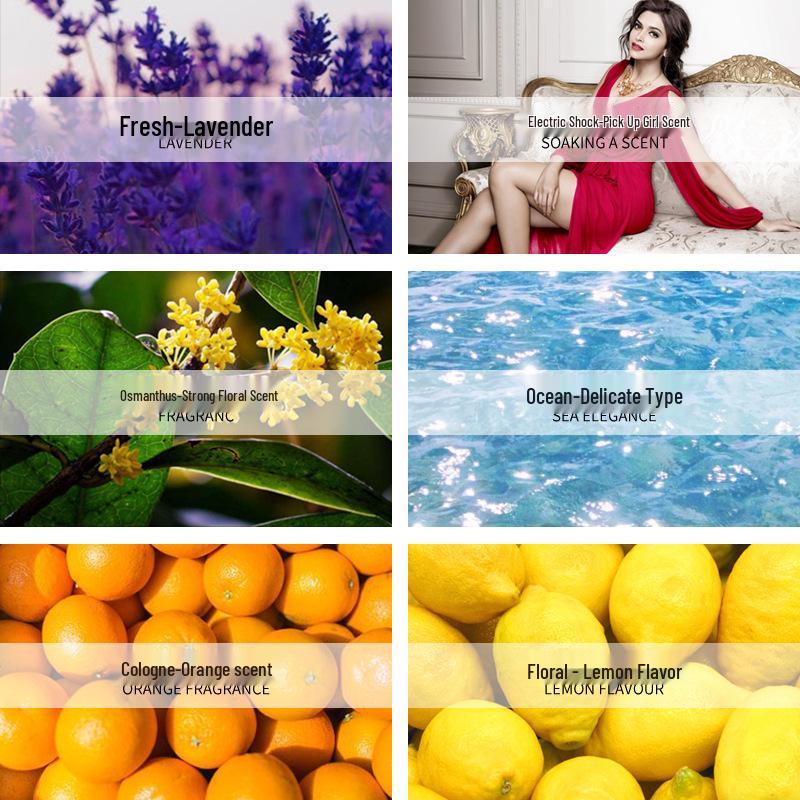 Car Aromatherapy Vent Clip with Five Perfume Sticks